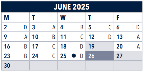 June Letter Days