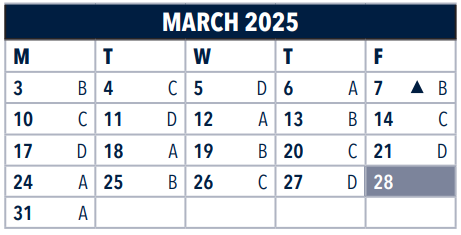 March Letter Days