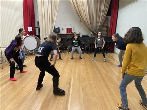 Brasser Elementary, Nazareth College students participate in collaborative choreographic experience